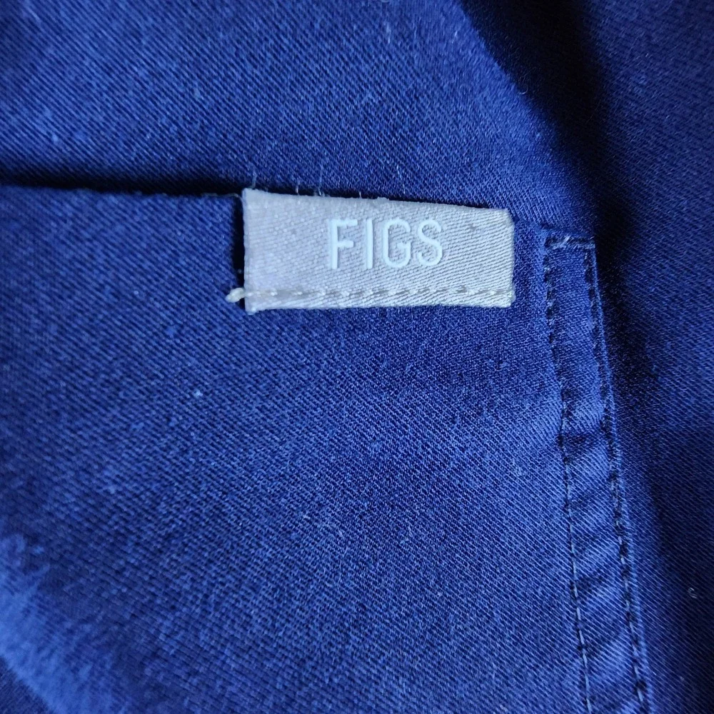 FIGS Mens Navy Blue Tansen‎ Jogger Scrub Pants Cargo Technical Collection L/S